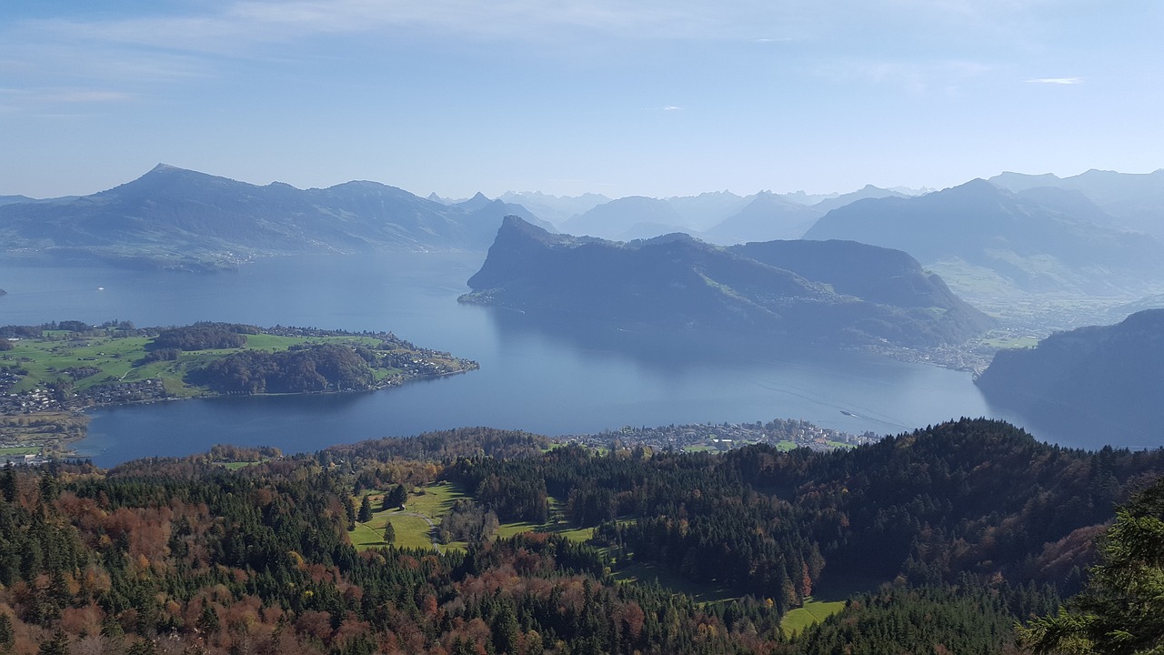 lake lucerne, lucerne, pilate