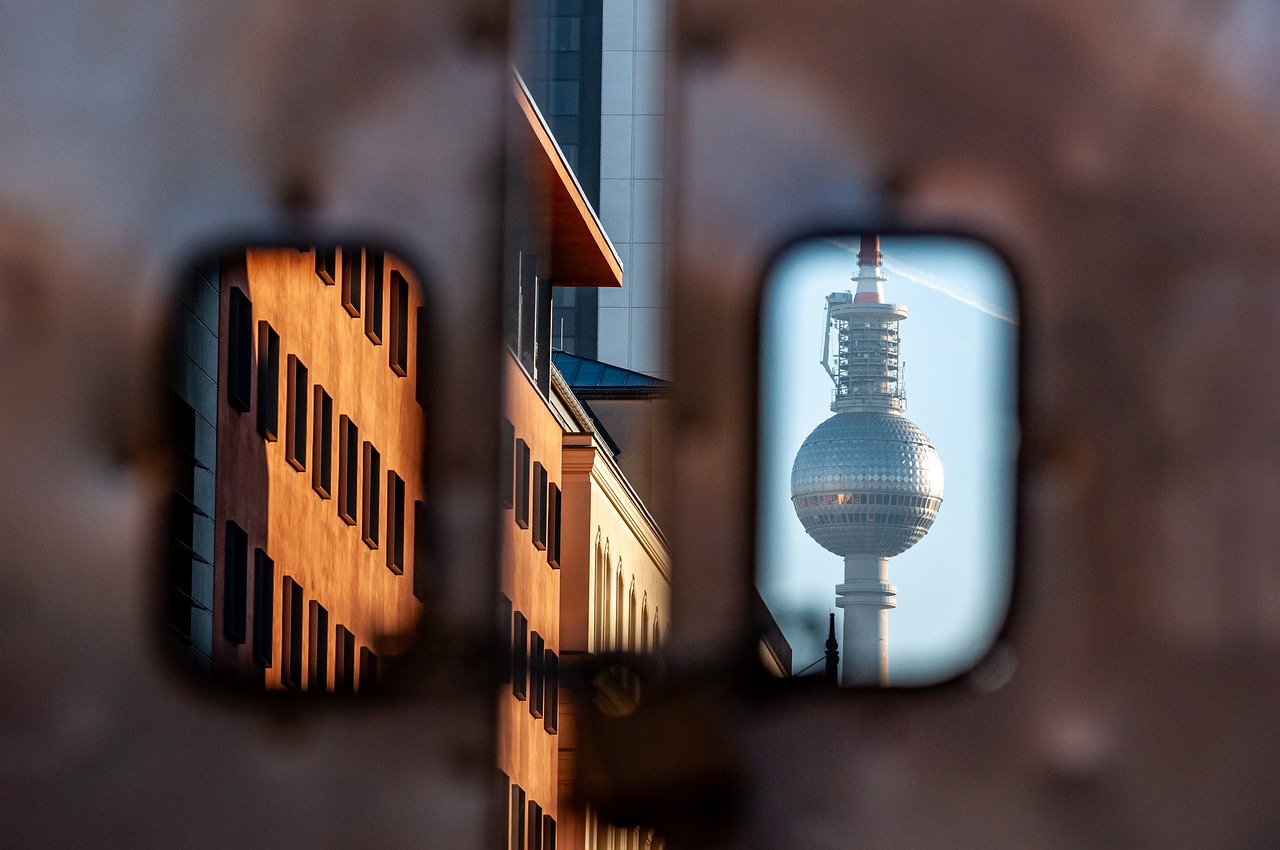 berlin, television tower, city