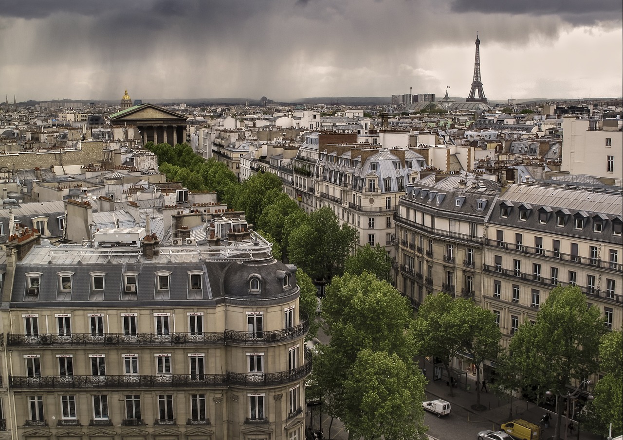 paris, city, cloudy day, stormy day, storm, paris, paris, paris, paris, paris