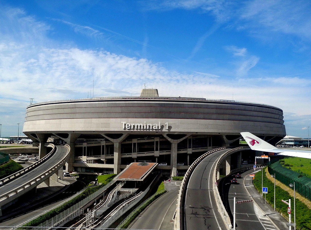 charles de gaulle, international airport, nature, paris, france, building, terminal, architecture, transportation, arrivals, departures, planes, jets, roads, sky, clouds, outside, international airport, international airport, international airport, international airport, paris, paris, paris, paris, paris, terminal, terminal, terminal
