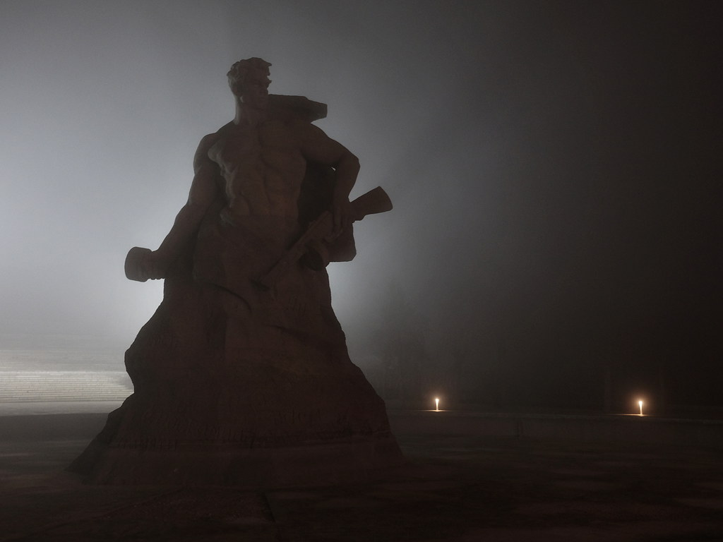 Mémorial dédié aux héros de la bataille de Stalingrad sur la colline Mamaïev. Volgograd